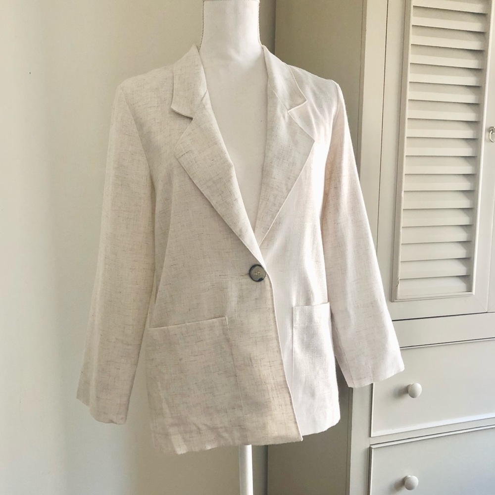linen summer jacket